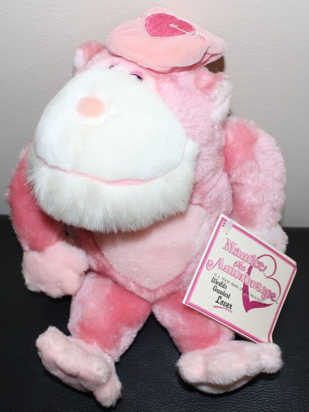 vintage❤️1984 Maurice The Amorousape Plush Toy DCN Industries 4274 Mighty Star
